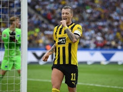 Marco Reus in action for Borussia Dortmund on August 27, 2022