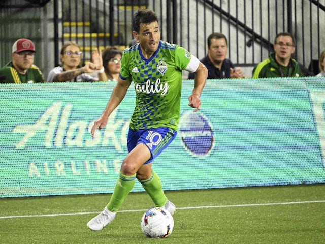 Nicolas Lodeiro in action for Seattle Sounders on August 26, 2022