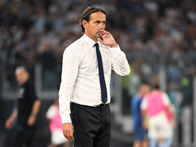 L'allenatore dell'Inter Simone Inzaghi il 26 agosto 2022