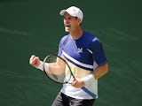 Andy Murray celebrating a point or win at the US Open on August 29.