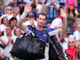 Andy Murray pictured at the US Open on September 2, 2022