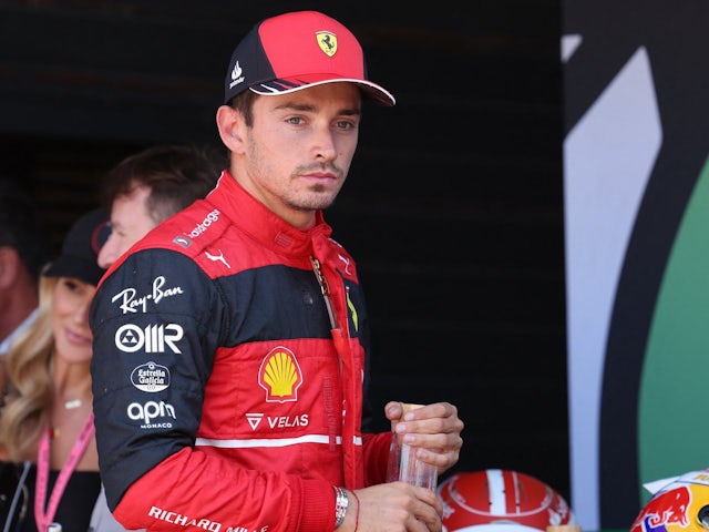 Charles Leclerc pictured on September 3, 2022
