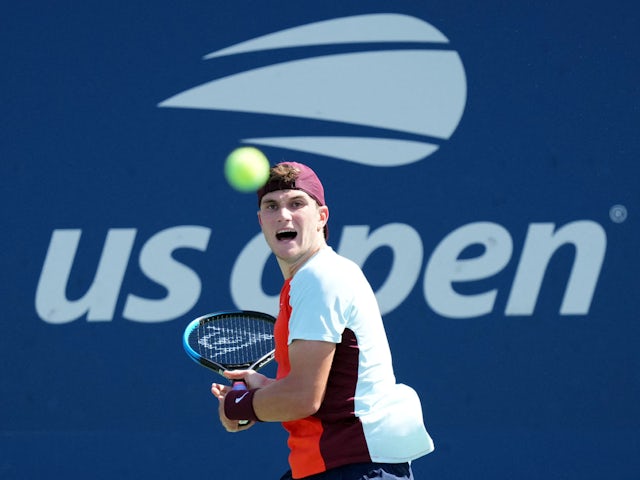 Jack Draper in action at the US Open in September 2022