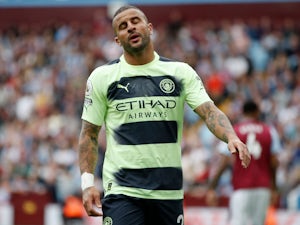 Kyle Walker suffers injury in Man City's draw with Aston Villa