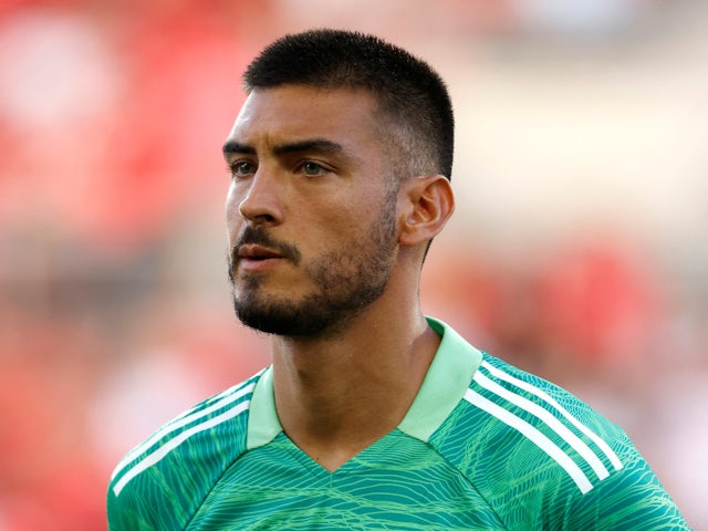 Paulo Gazzaniga pictured for Fulham in July 2022