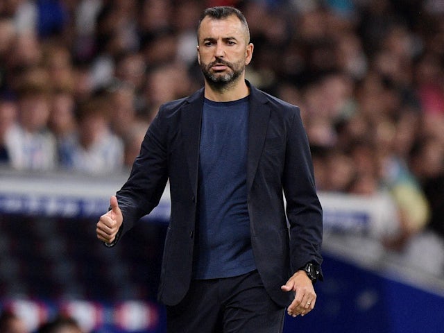 Espanyol coach Vicento Moreno on August 28, 2022