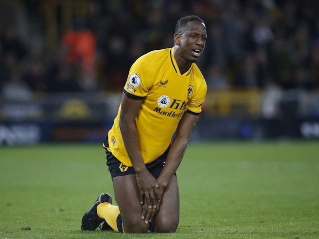 Willy Boly pictured for Wolves in March 2022