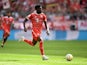 Alphonso Davies in action for Bayern Munich on September 10, 2022
