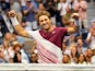 Casper Ruud celebrates reaching the US Open final on September 9, 2022