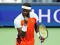Frances Tiafoe in action at the US Open on September 7, 2022
