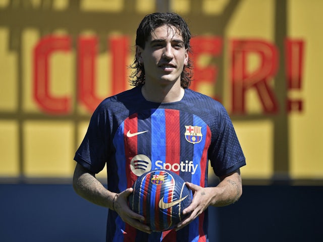Barcelona defender Hector Bellerin pictured on September 6, 2022
