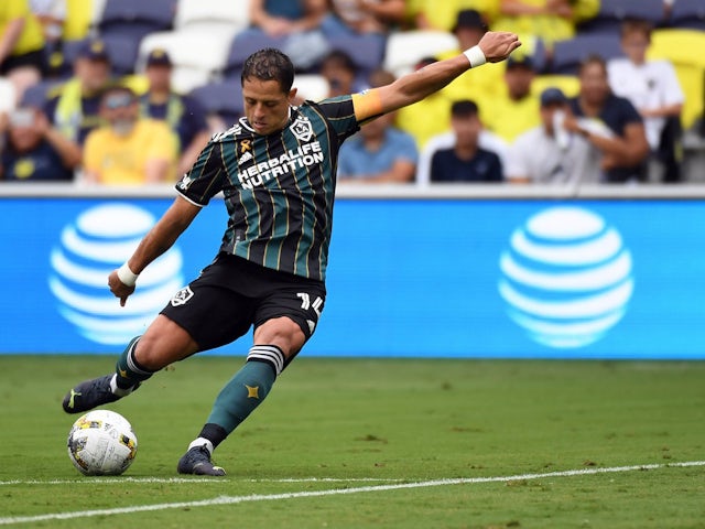 Javier Hernandez in action for Los Angeles Galaxy on September 10, 2022