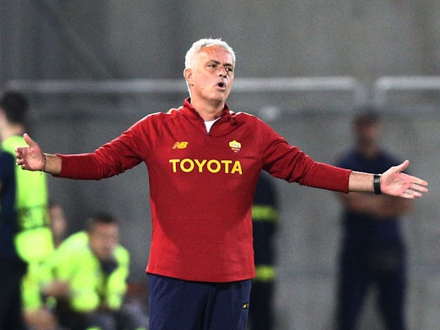 Il tecnico della Roma Jose Mourinho l'8 settembre 2022