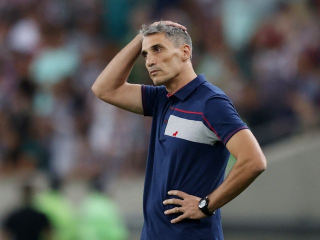 Fortaleza coach Juan Pablo Vojvoda on September 10, 2022