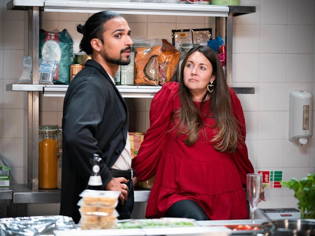 Ravi and Stacey on EastEnders on September 22, 2022