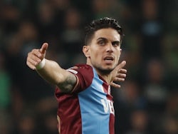 Marc Bartra in action for Trabzonspor on September 8, 2022