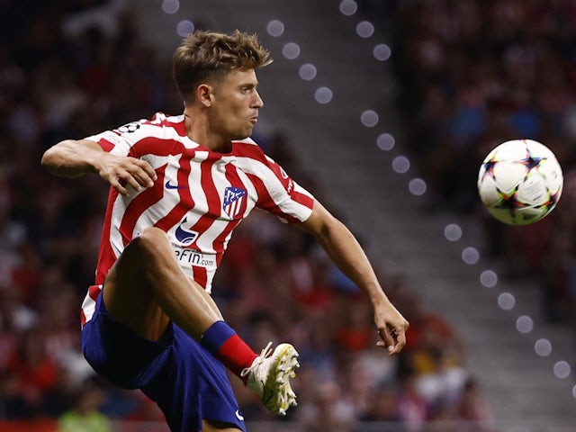 Marcos Llorente in action for Atletico Madrid on September 7, 2022