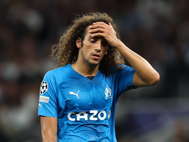 Matteo Guendouzi in action for Marseille on September 7, 2022