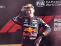 Max Verstappen celebrates winning the Italian GP on September 11, 2022
