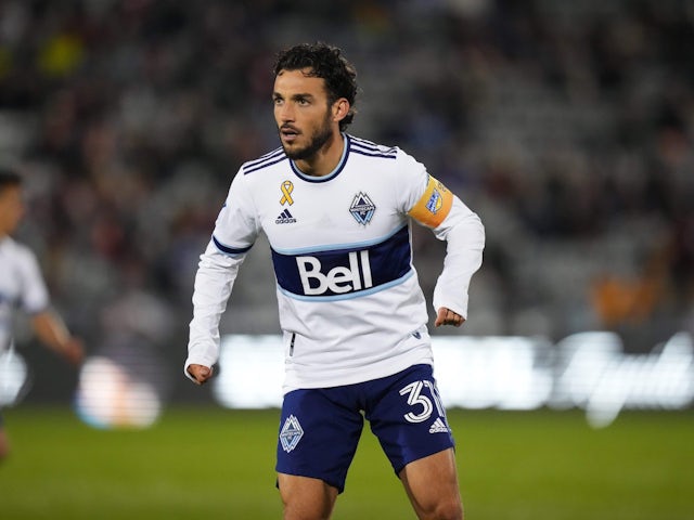 Russell Teibert in action for Vancouver Whitecaps on September 10, 2022