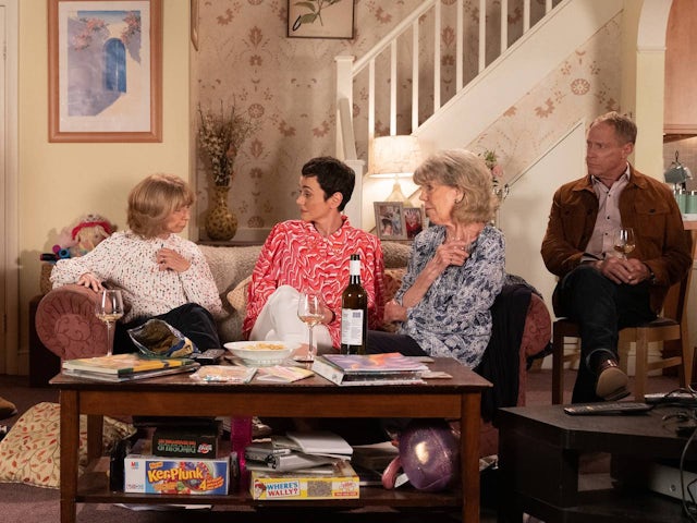 Gail, Gabrielle, Audrey and Stephen on Coronation Street on September 23, 2022