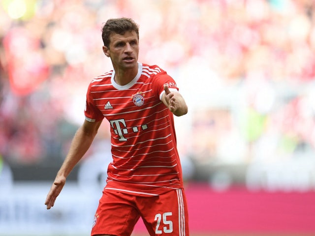 Thomas Muller in action for Bayern Munich on September 10, 2022