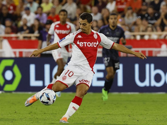 Wissam Ben Yedder in action for Monaco on September 11, 2022