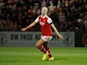 Beth Mead celebrates scoring for Arsenal Women on September 16, 2022