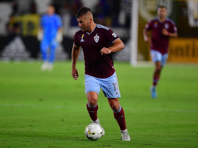 Diego Rubio in action for Colorado Rapids on September 17, 2022