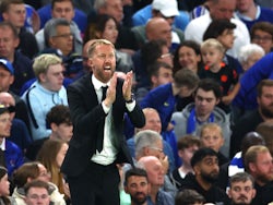 Chelsea head coach Graham Potter in his first game against Red Bull Salzburg on September 14, 2022.