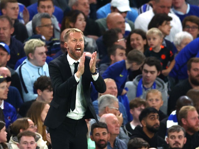 Head coach Graham Potter of Chelsea ahead of their first match against Red Bull Salzburg on 14 September 2022.