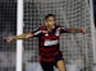 Flamengo's Joao Gomes celebrates scoring their first goal on August 24, 2022