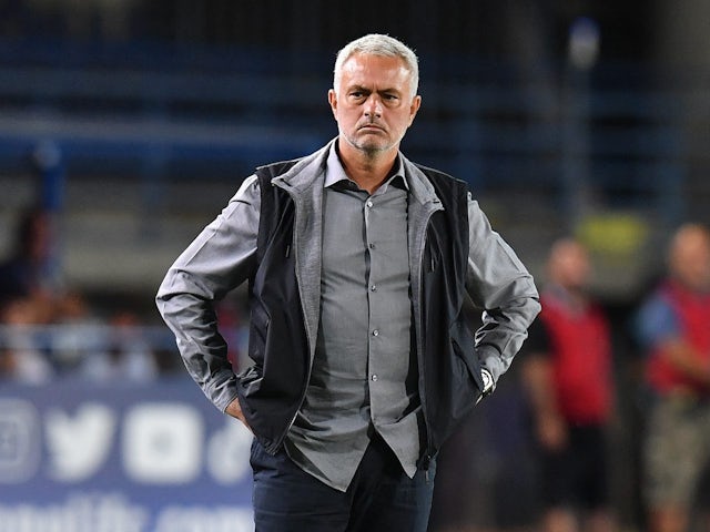 Треньорът на Рома Жозе Моуриньо на 12 септември 2022 г