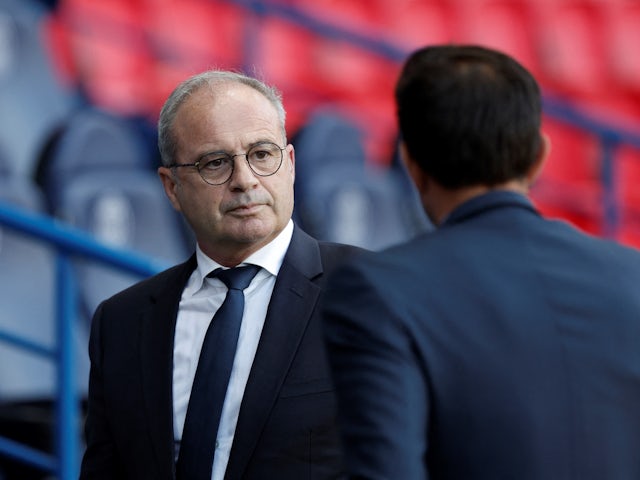 Paris Saint-Germain football advisor Luis Campos pictured on August 13, 2022