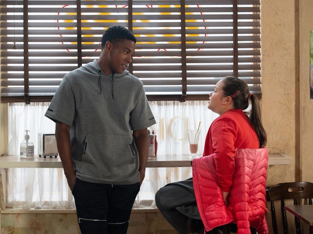 James and Lily on Coronation Street on September 30, 2022