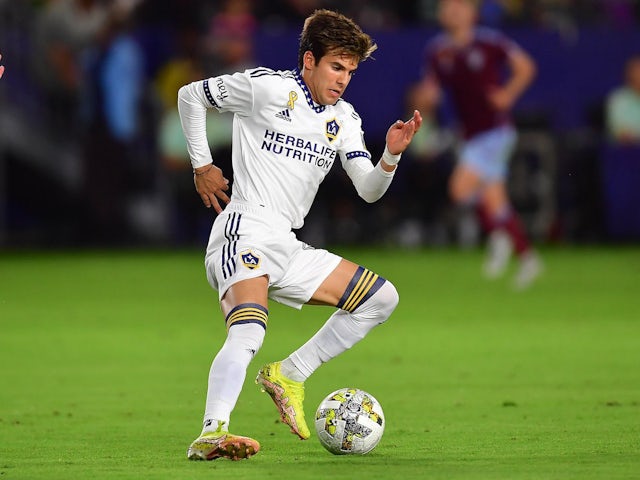 Riqui Puig in action for Los Angeles Galaxy on September 17, 2022