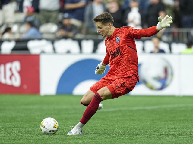 Thomas Hasal in action for Vancouver Whitecaps on September 17, 2022