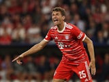 Thomas Muller in action for Bayern Munich on September 13, 2022