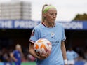 Chloe Kelly in action for Manchester City Women on September 25, 2022