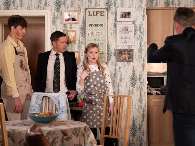 Aaron, Todd, Summer and an angry Billy on Coronation Street on October 4, 2022