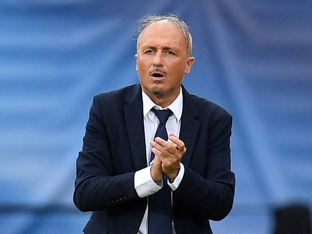 San Marino head coach Fabrizio Costantini pictured on June 5, 2022