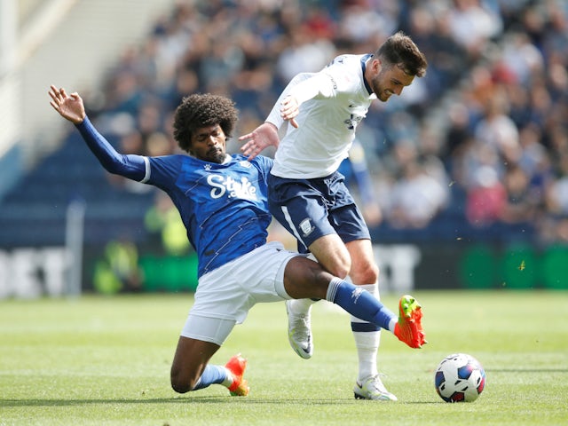 Hamza Chowdhury in action against Watford in August 2022.