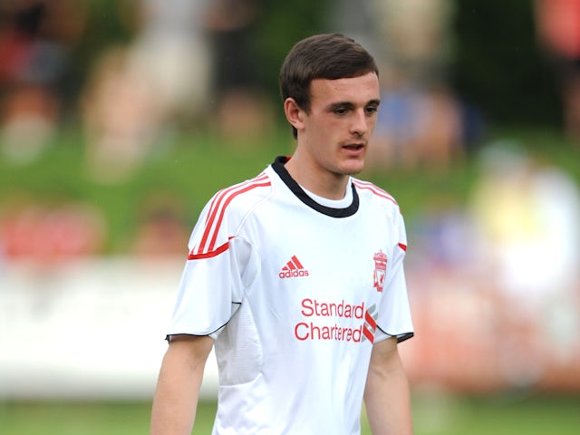 Jack Robinson in action for Liverpool in 2010