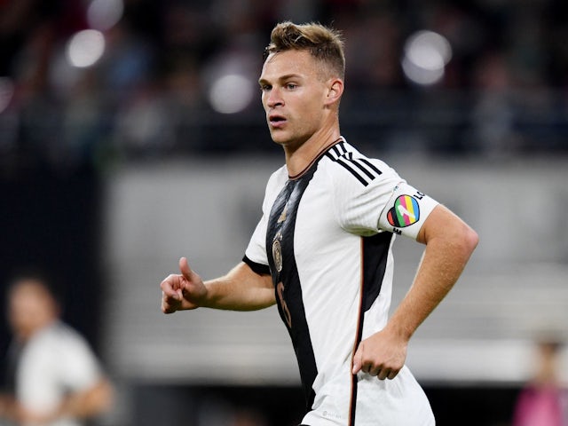 Joshua Kimmich in action for Germany on September 23, 2022