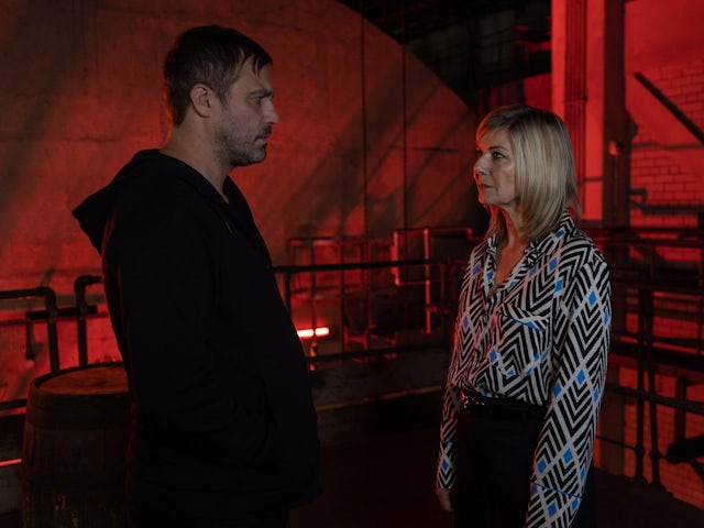 Warren and Norma on Hollyoaks on September 29, 2022