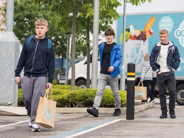 Max and his bullies on Coronation Street on October 4, 2022