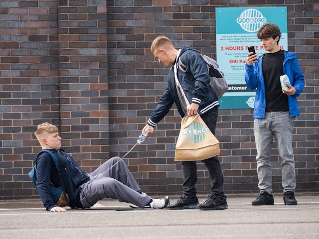 Max and his bullies on Coronation Street on October 4, 2022