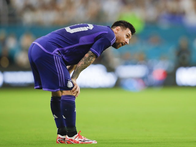 Lionel Messi en action pour l'Argentine le 23 septembre 2022