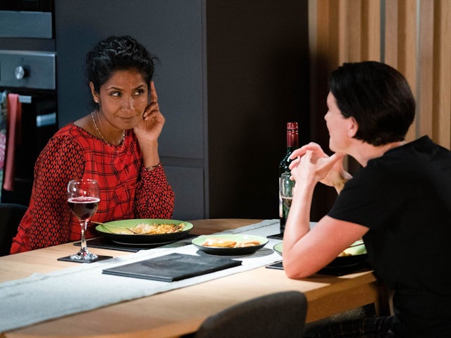 Suki and Eve on EastEnders on October 6, 2022