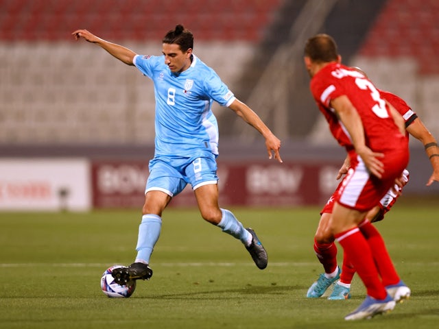 San Marino's Michael Battistini in action on June 12, 2022